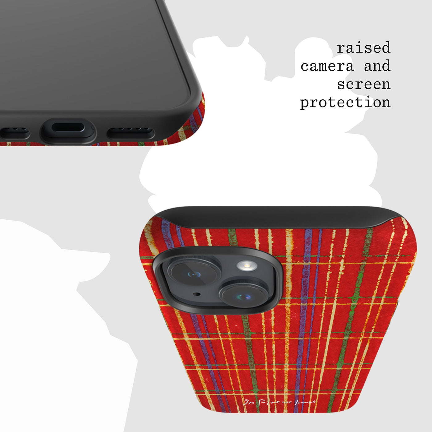 rouge tough iPhone case - In Print We Trust