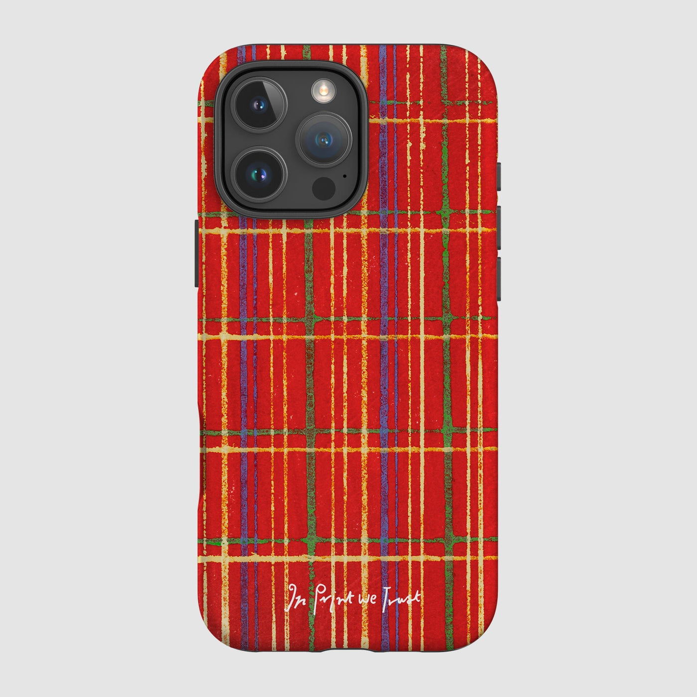 rouge tough iPhone case - In Print We Trust