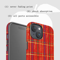 rouge tough iPhone case - In Print We Trust