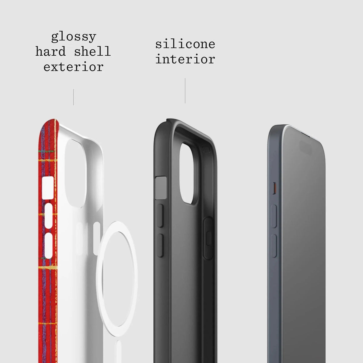 rouge tough iPhone case - In Print We Trust