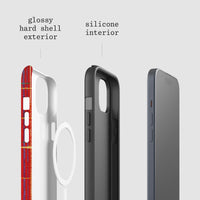 rouge tough iPhone case - In Print We Trust