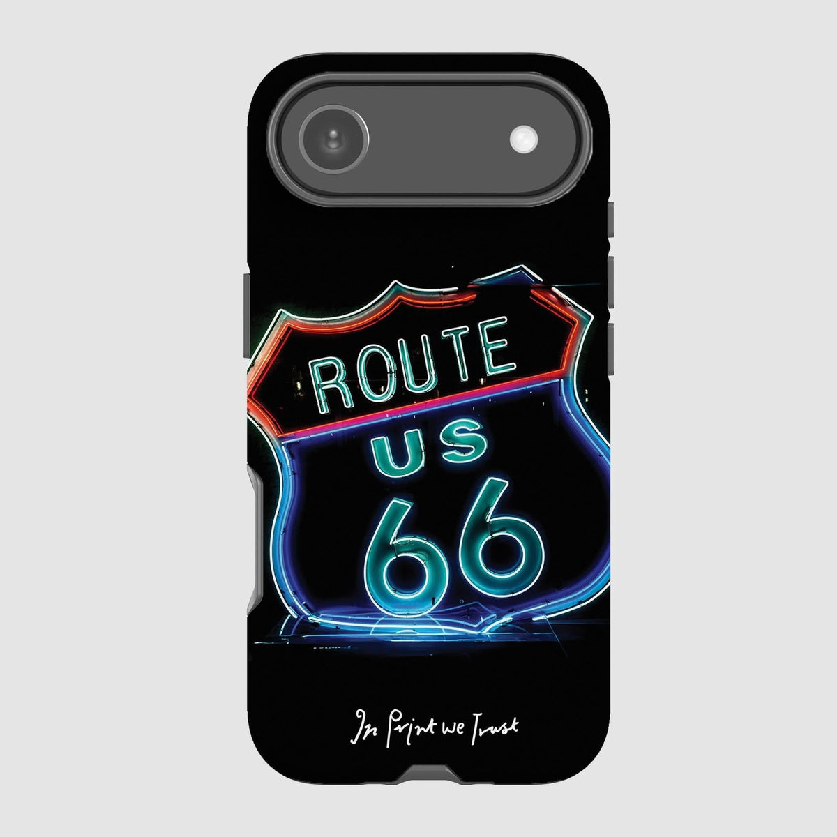 route 66 tough iPhone case - In Print We Trust