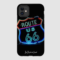 route 66 tough iPhone case - In Print We Trust