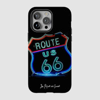 route 66 tough iPhone case - In Print We Trust