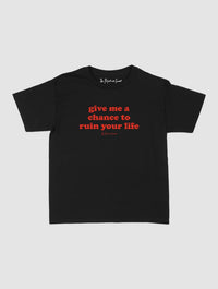 ruin your life baby tee - In Print We Trust
