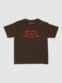 ruin your life baby tee - In Print We Trust