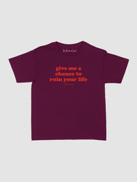ruin your life baby tee - In Print We Trust