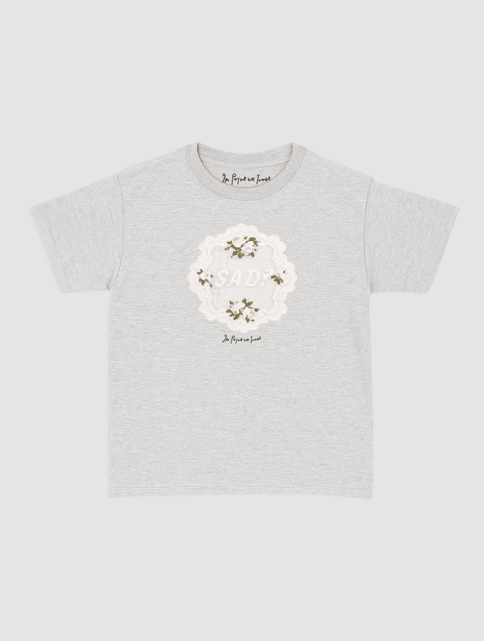 sad? crochet baby tee - In Print We Trust