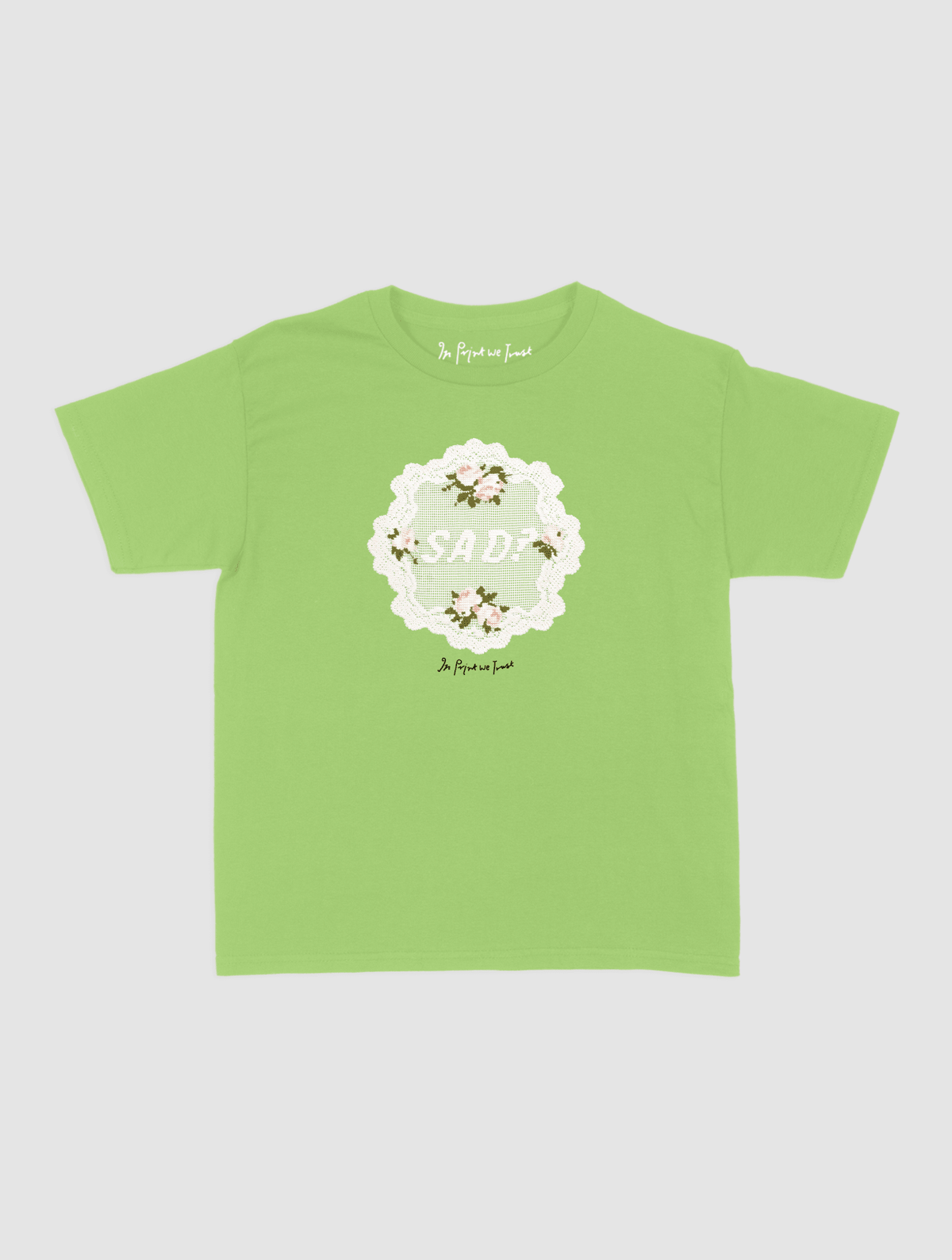 sad? crochet baby tee - In Print We Trust