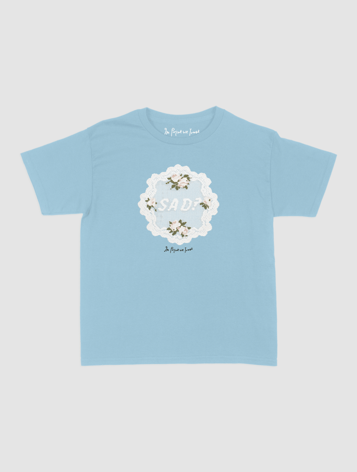 sad? crochet baby tee - In Print We Trust