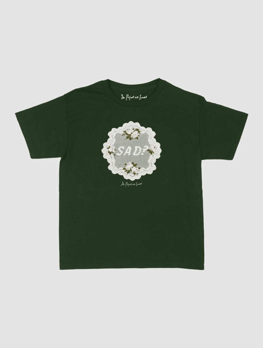 sad? crochet baby tee - In Print We Trust
