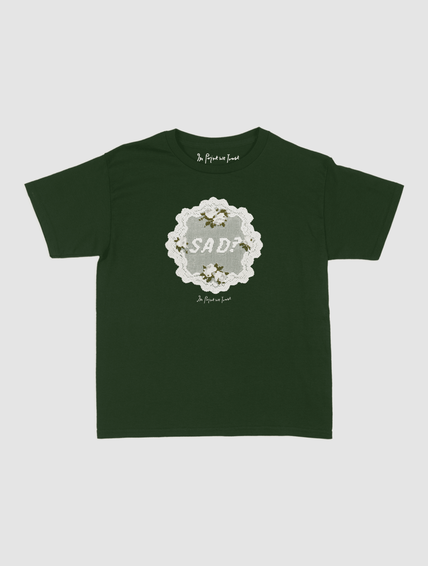 sad? crochet baby tee - In Print We Trust