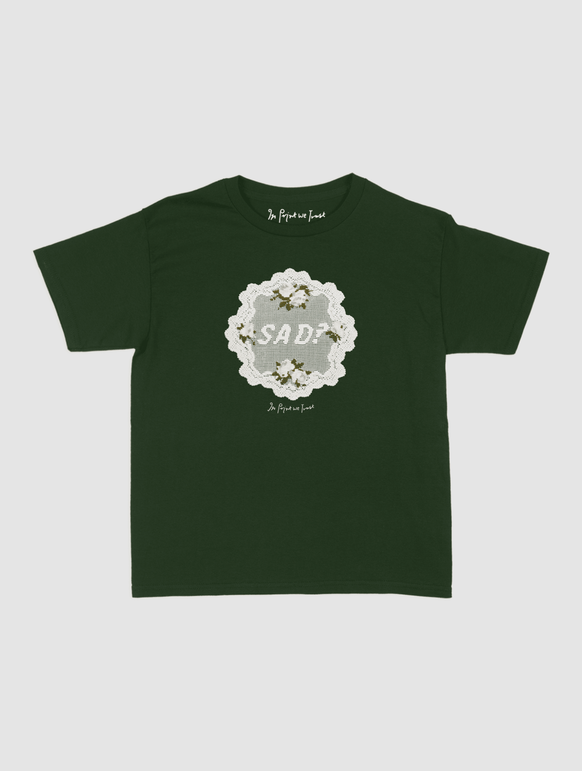 sad? crochet baby tee - In Print We Trust