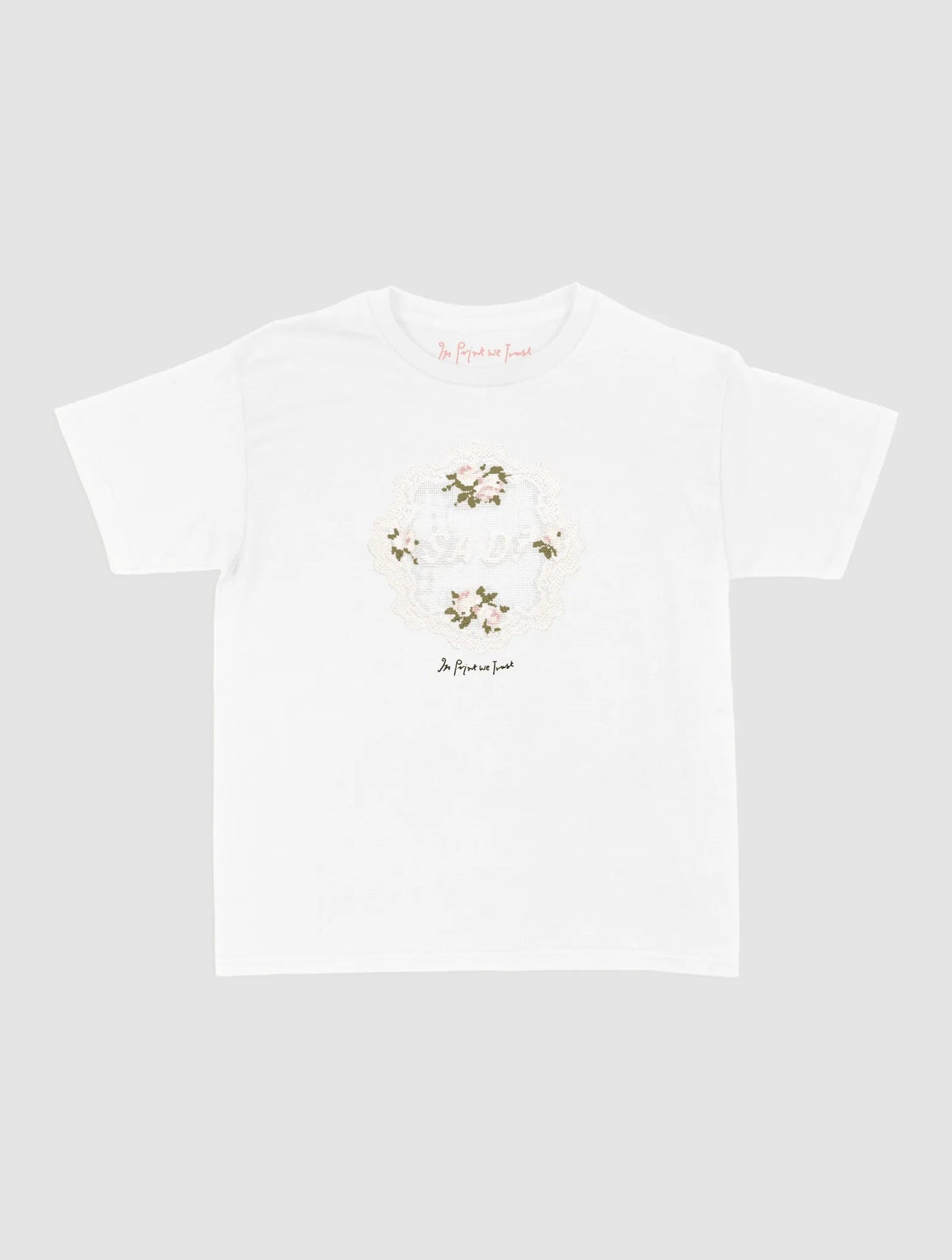 sad? crochet baby tee - In Print We Trust