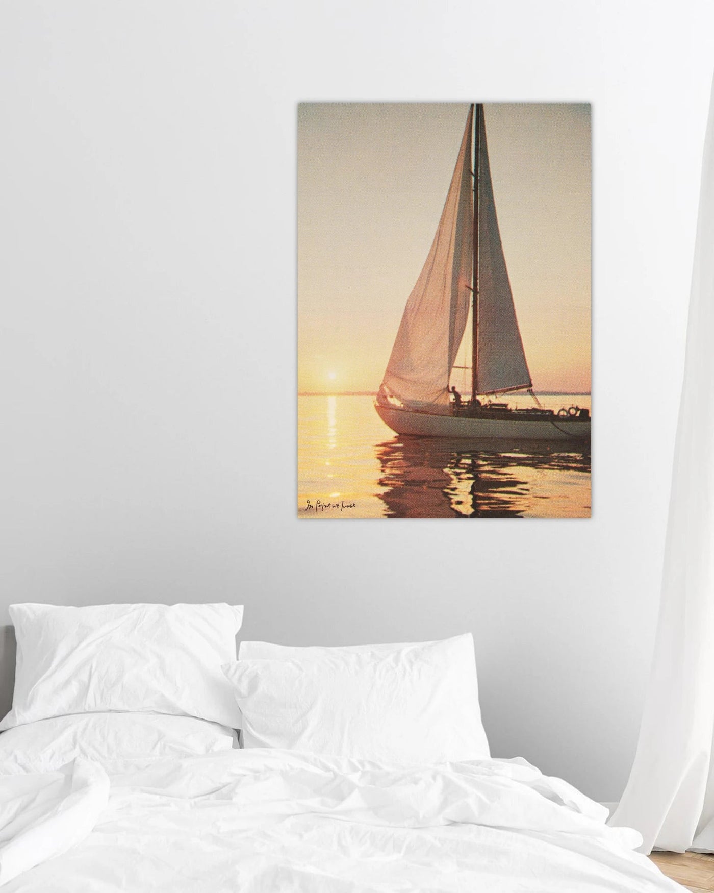 sailboat print - In Print We Trust