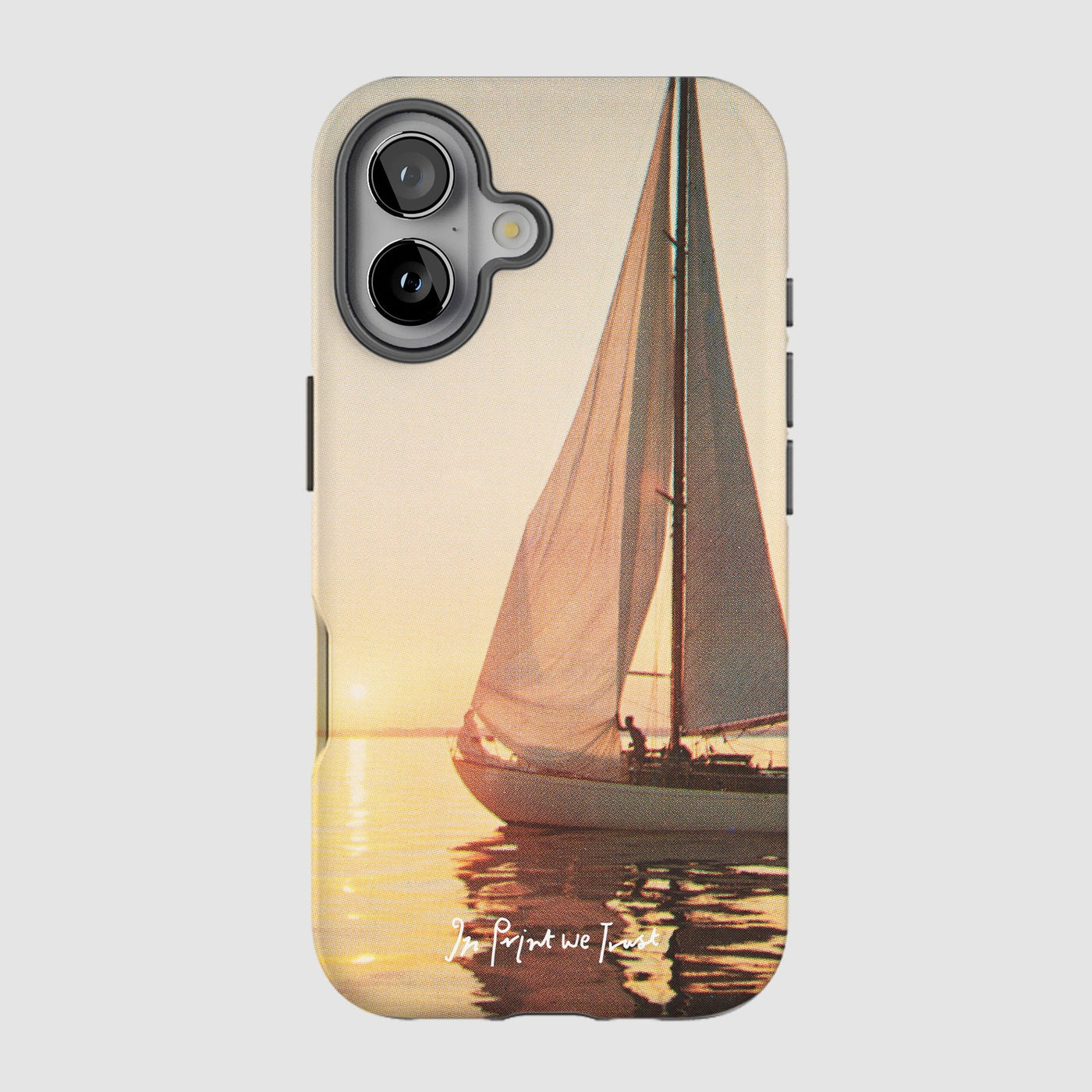 sailboat tough iPhone case - In Print We Trust