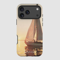 sailboat tough iPhone case - In Print We Trust