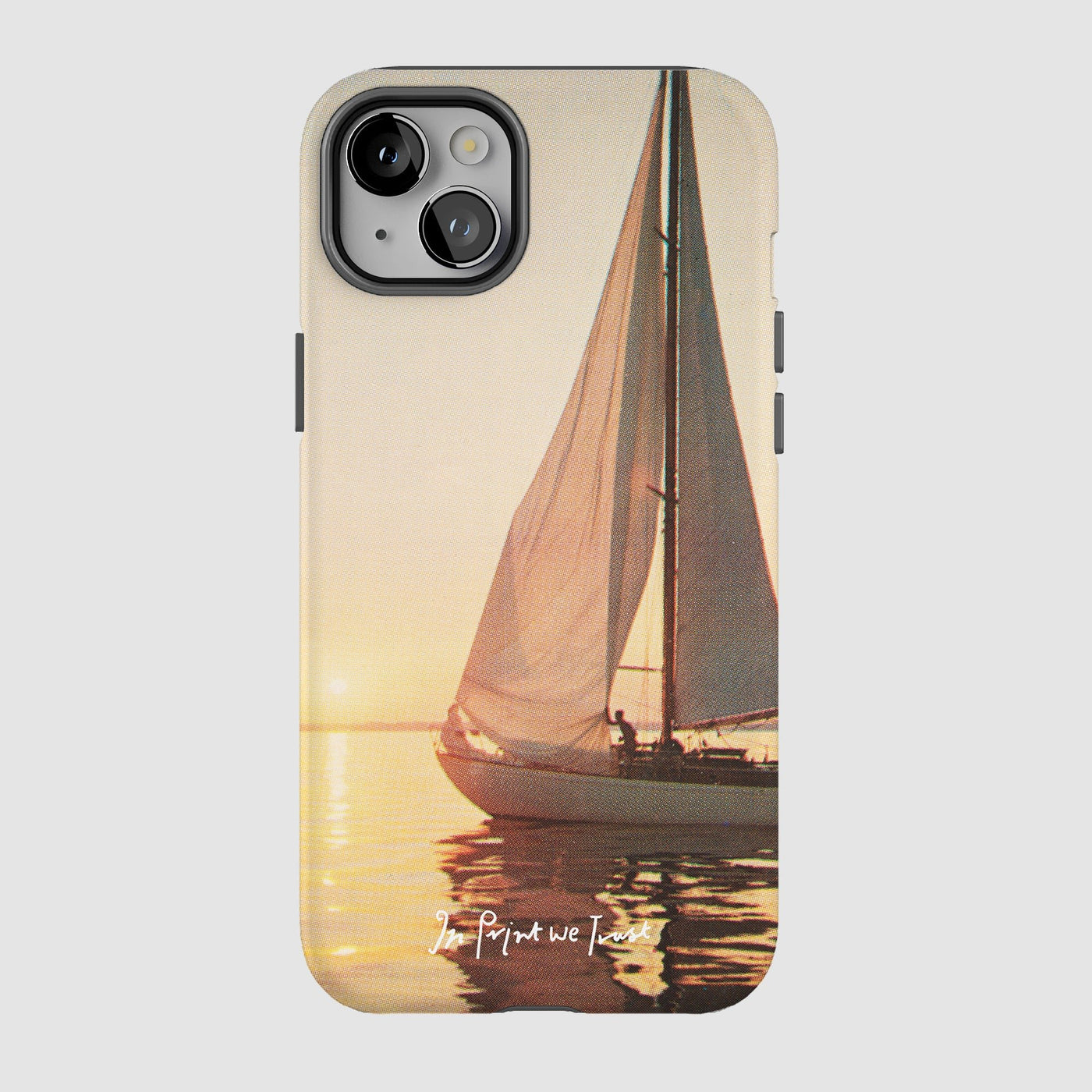 sailboat tough iPhone case - In Print We Trust
