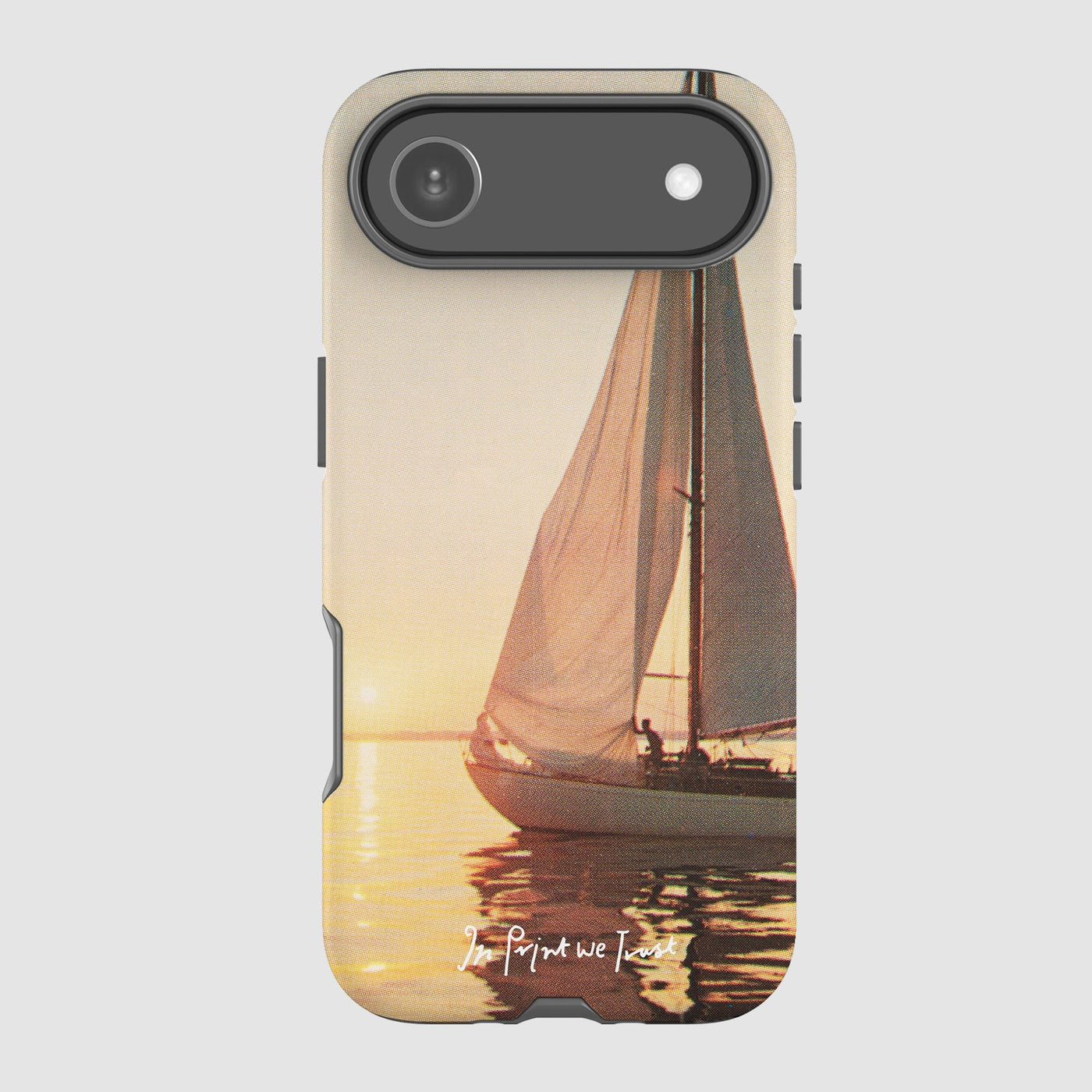 sailboat tough iPhone case - In Print We Trust