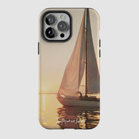 sailboat tough iPhone case - In Print We Trust