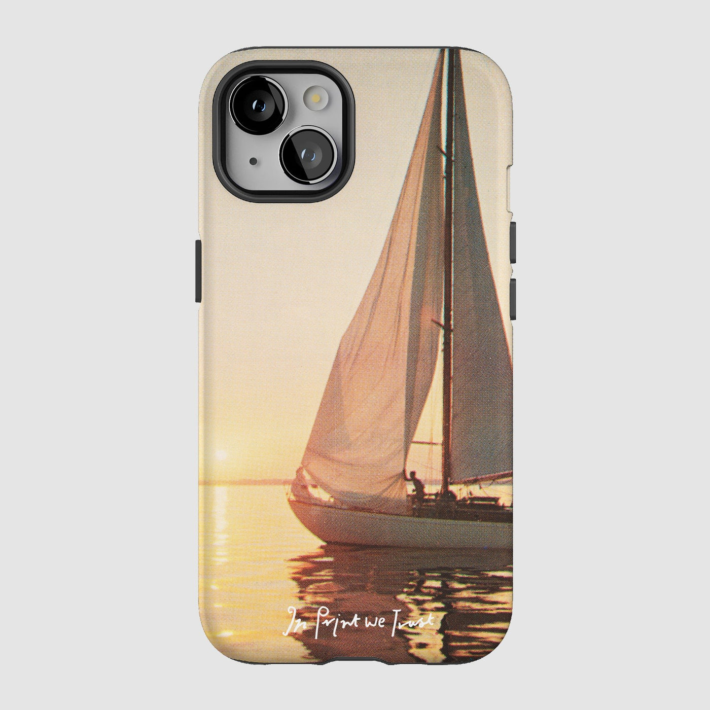 sailboat tough iPhone case - In Print We Trust