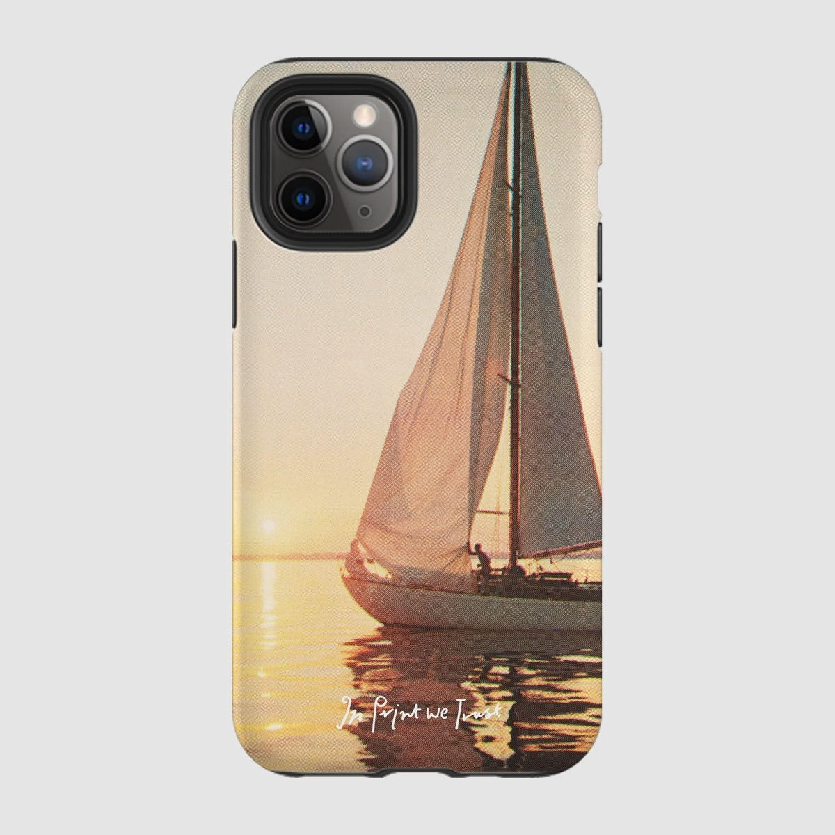 sailboat tough iPhone case - In Print We Trust