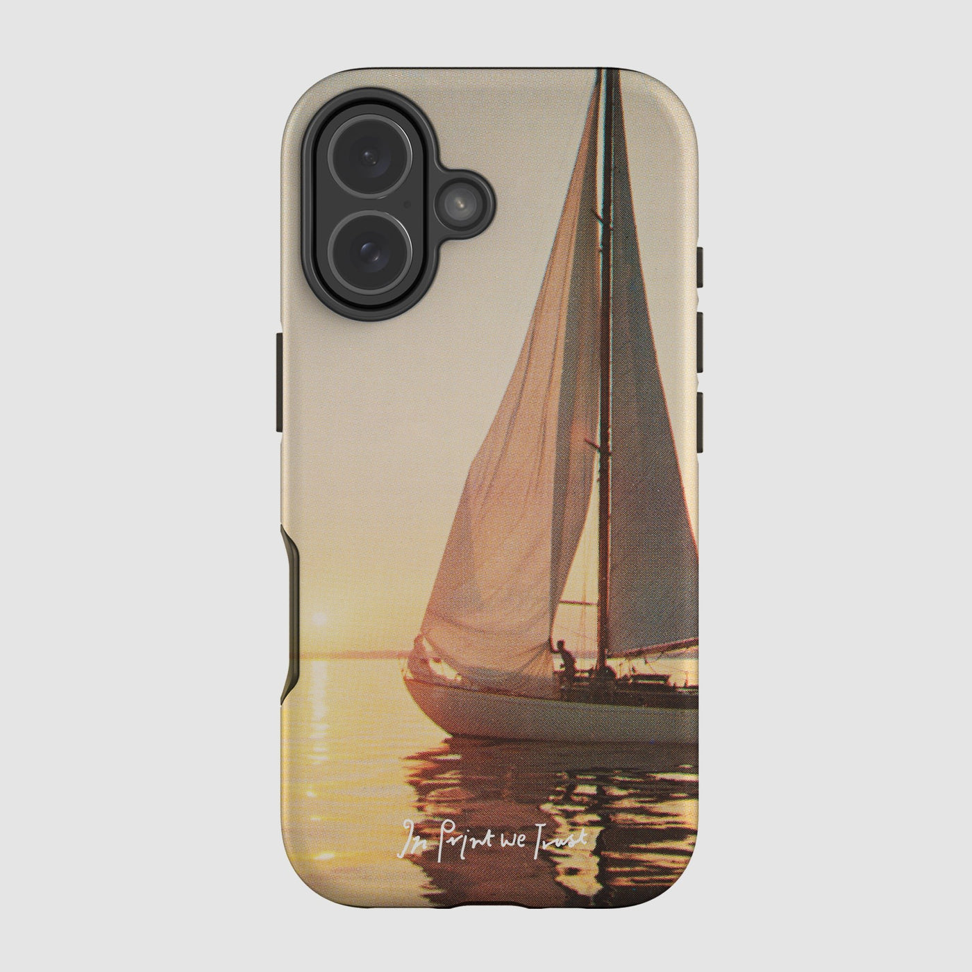 sailboat tough iPhone case - In Print We Trust