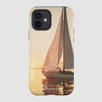 sailboat tough iPhone case - In Print We Trust