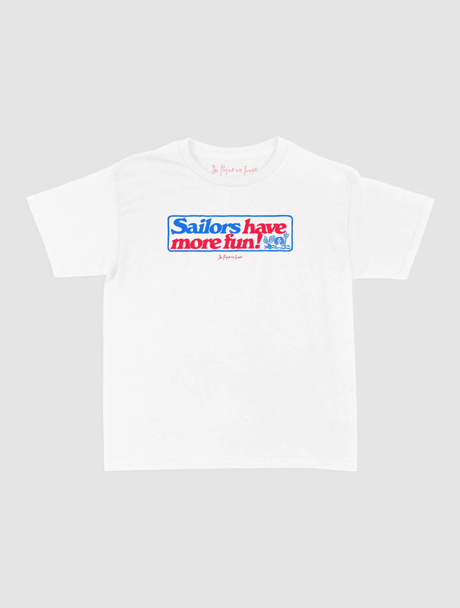 sailors baby tee - In Print We Trust