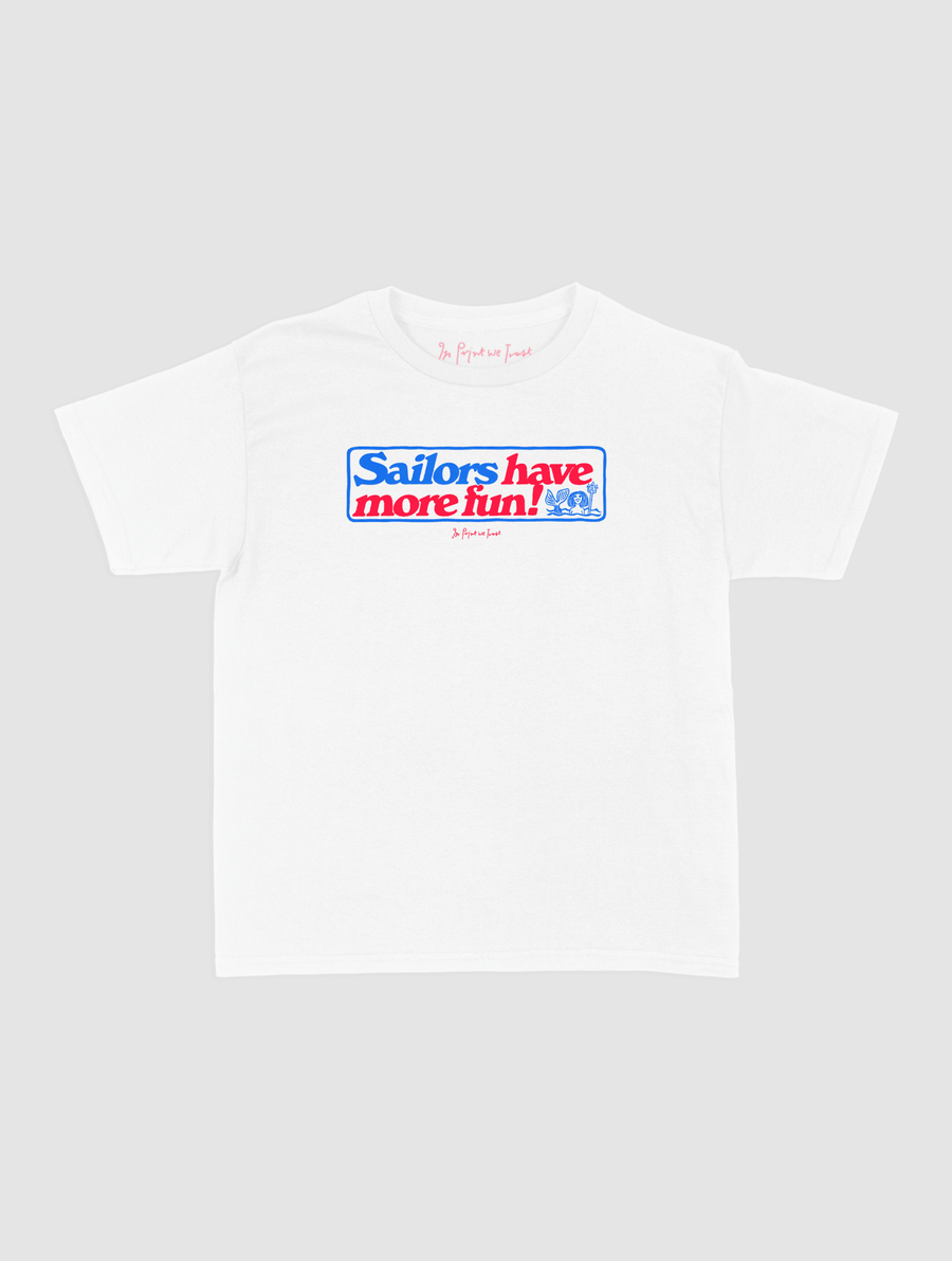 sailors baby tee - In Print We Trust