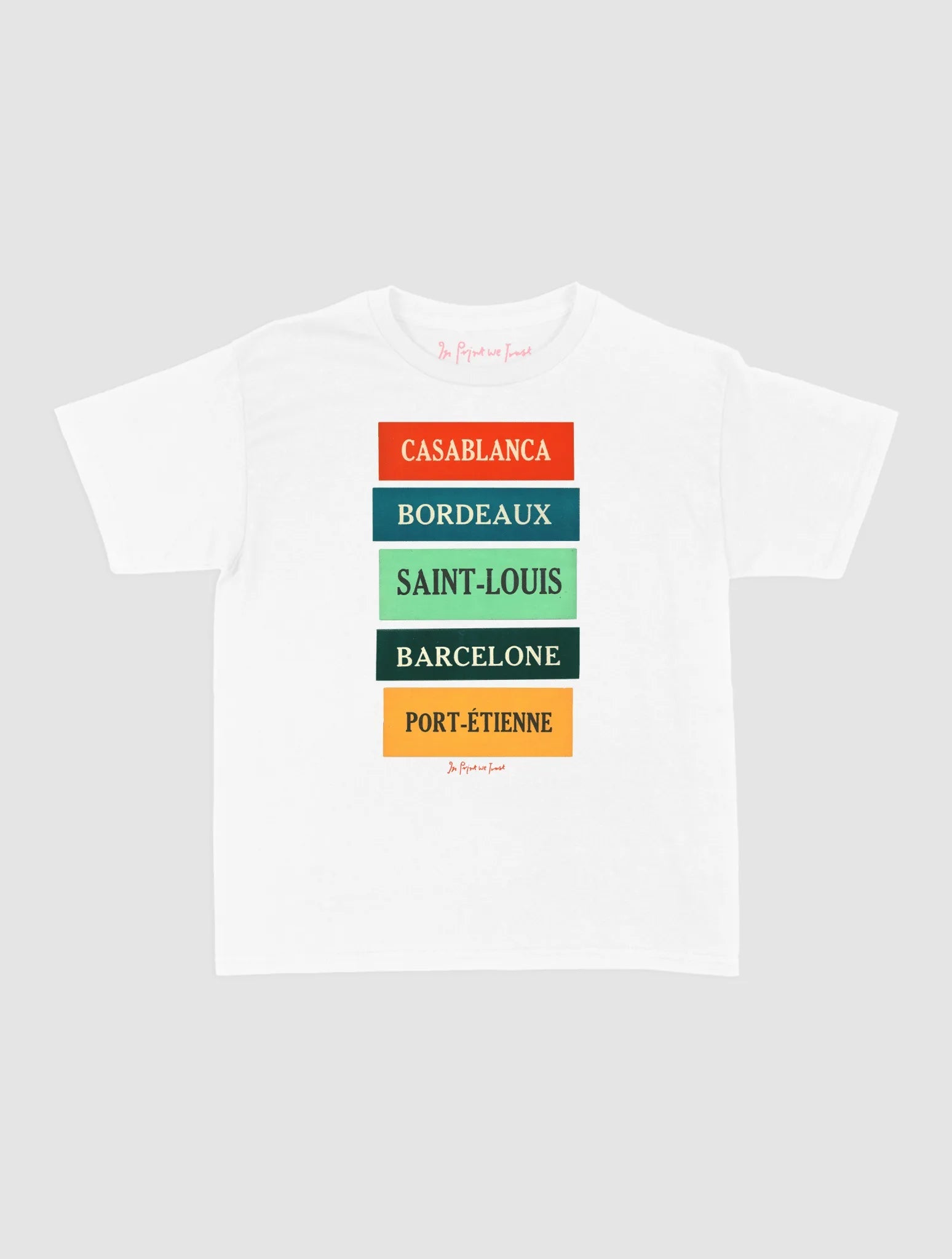 saint-louis baby tee - In Print We Trust