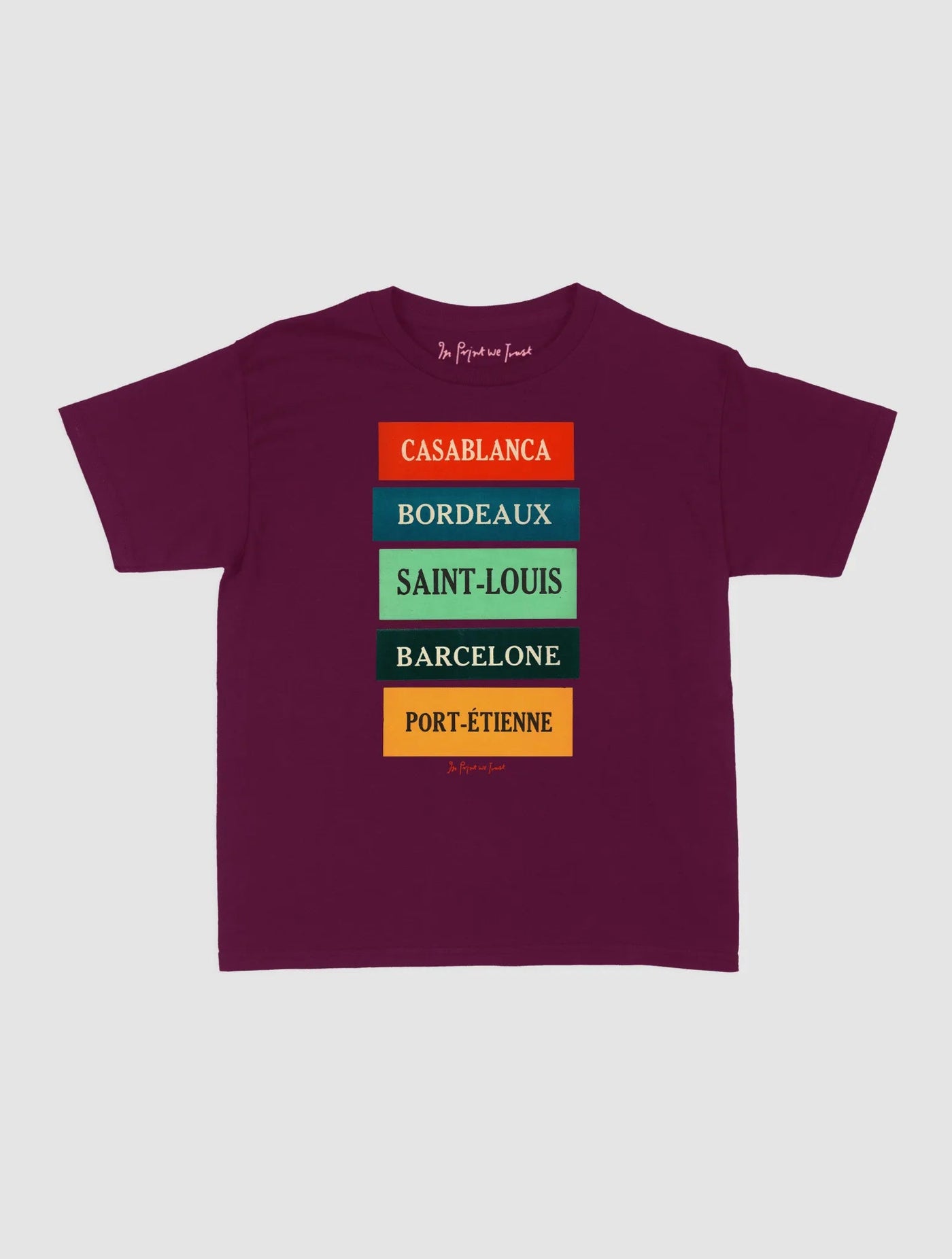 saint-louis baby tee - In Print We Trust