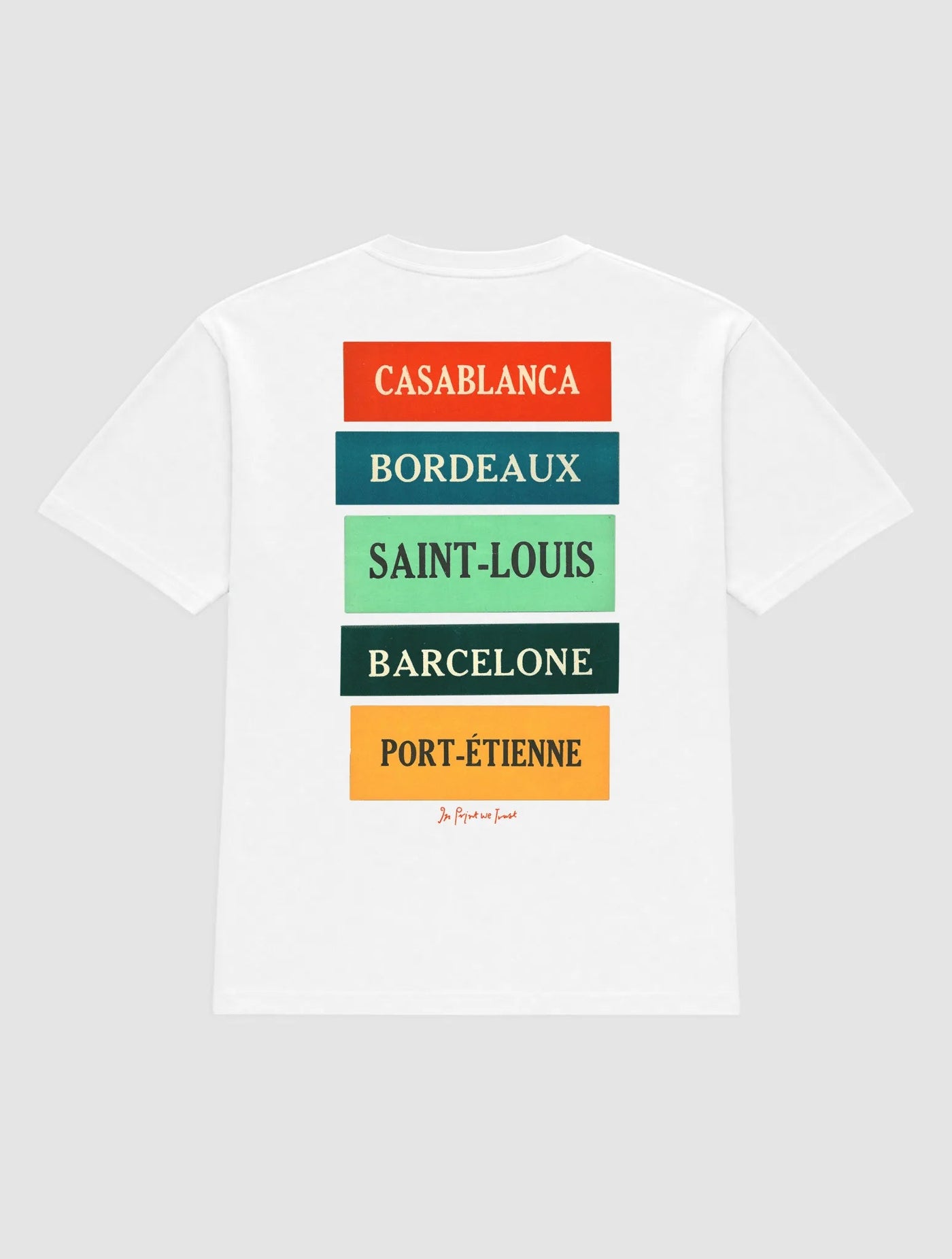 saint-louis heavyweight tee - In Print We Trust