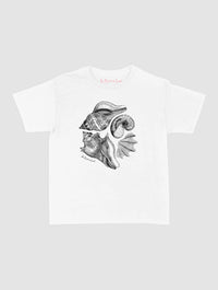 sandy baby tee - In Print We Trust