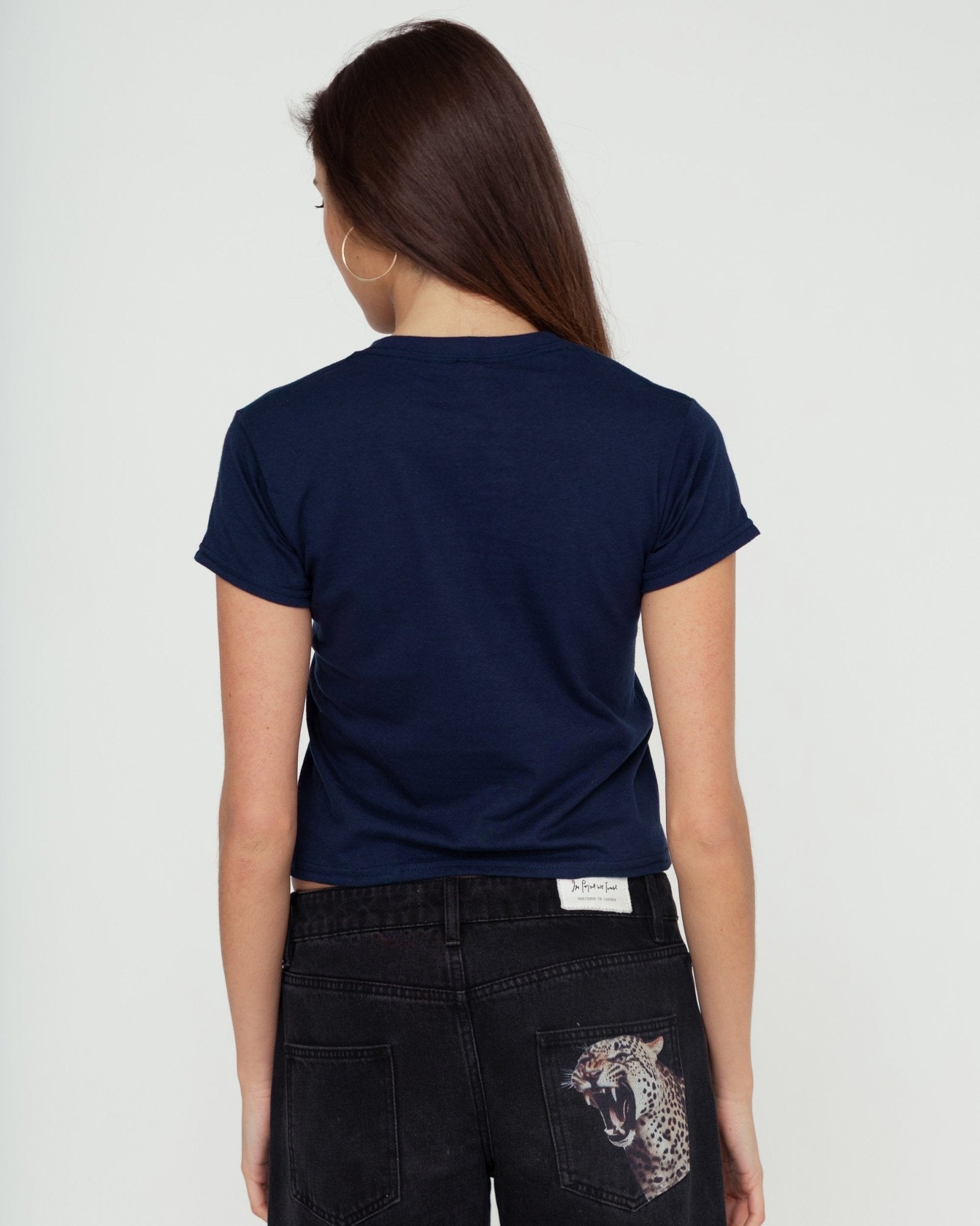 sandy baby tee - In Print We Trust