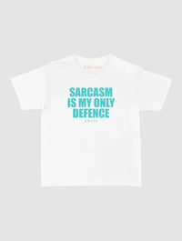 sarcasm baby tee - In Print We Trust