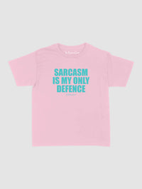 sarcasm baby tee - In Print We Trust
