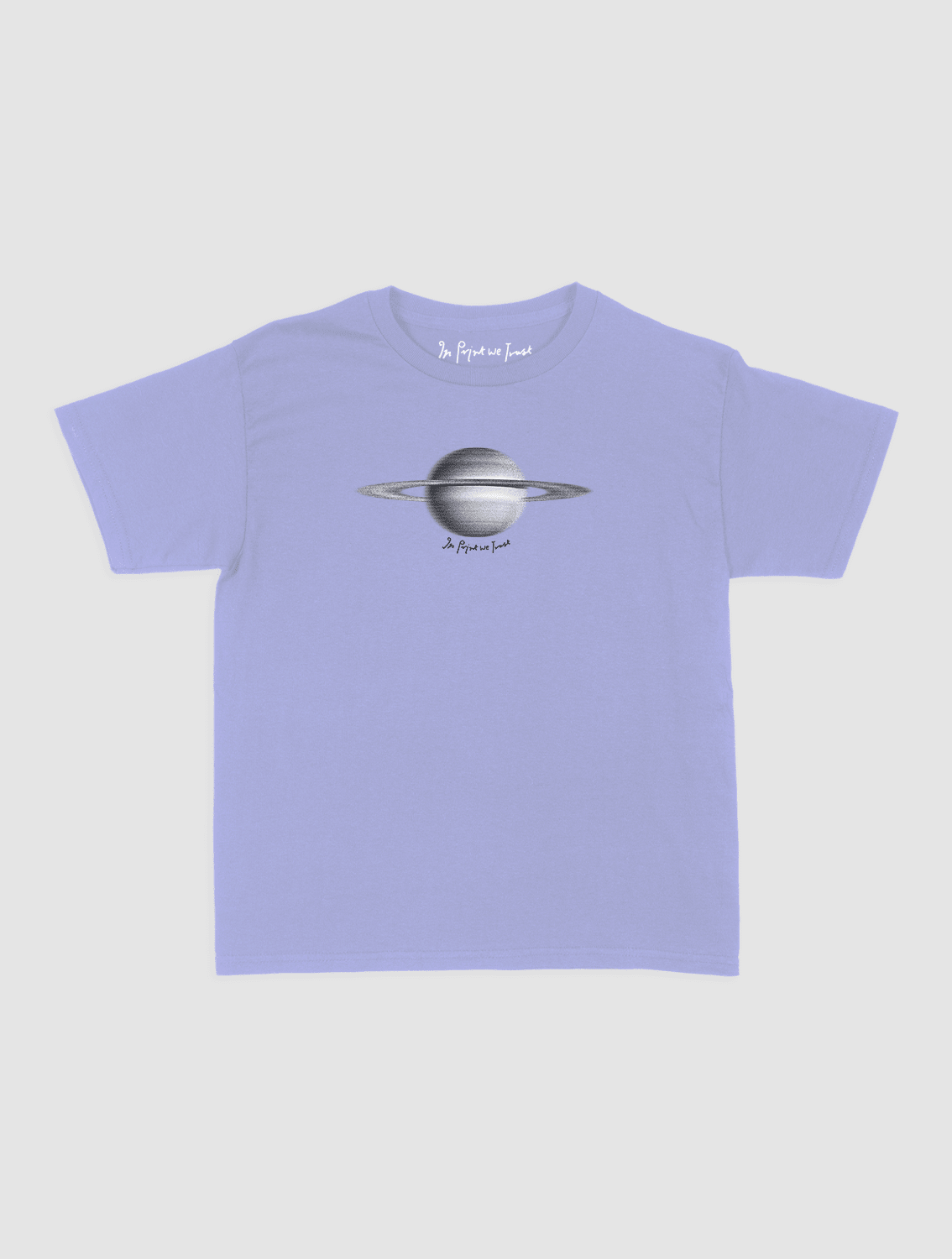 saturn baby tee - In Print We Trust