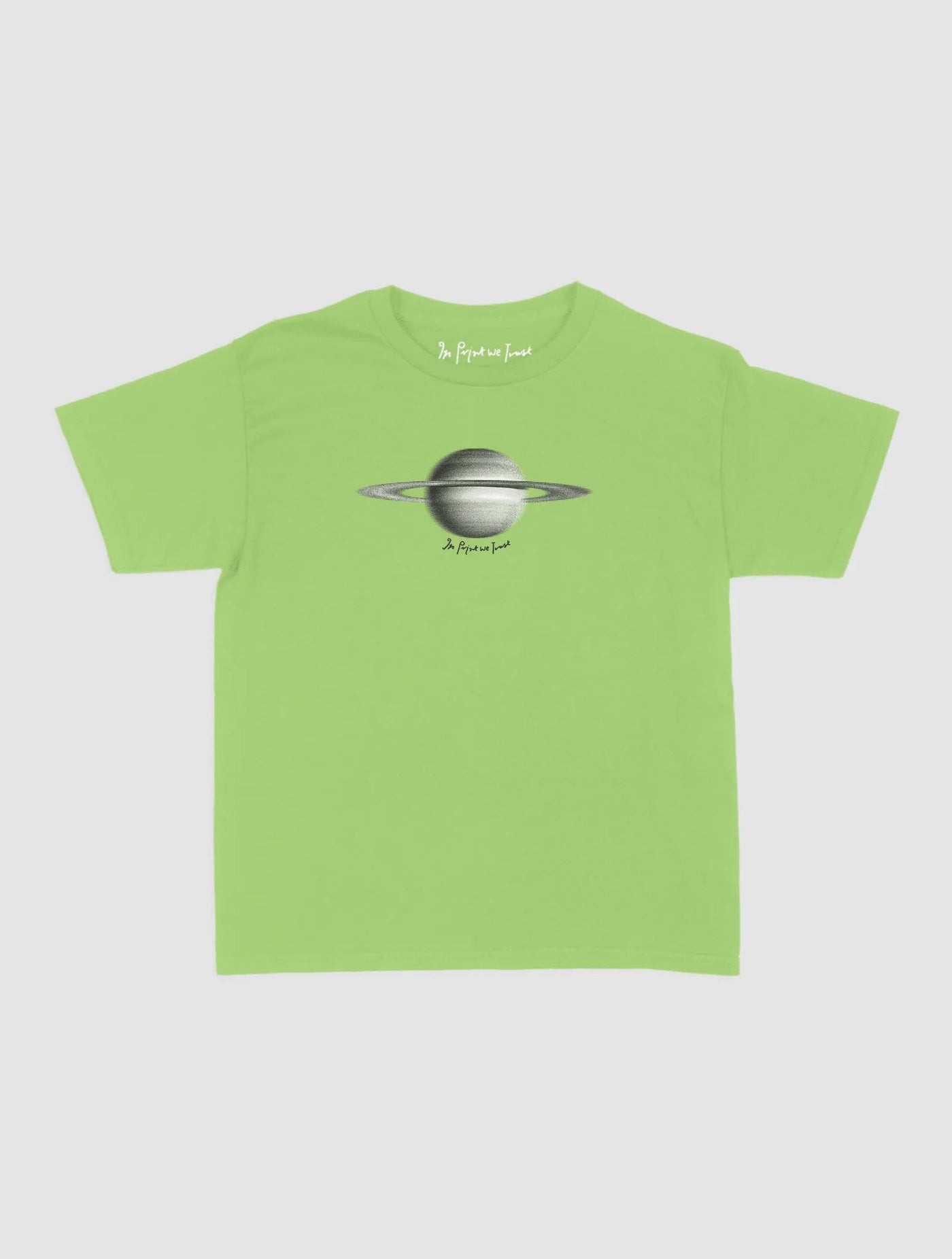 saturn baby tee - In Print We Trust