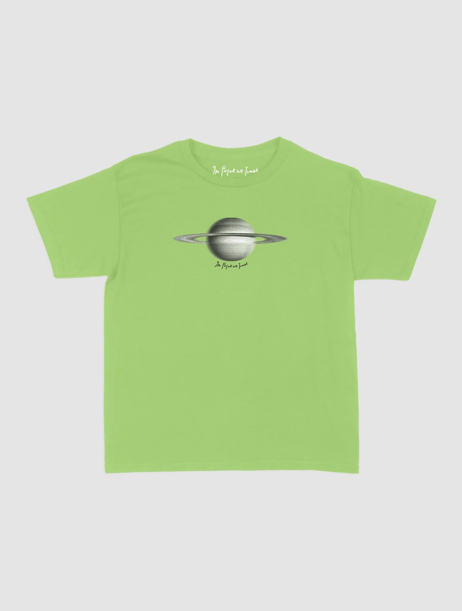saturn baby tee - In Print We Trust