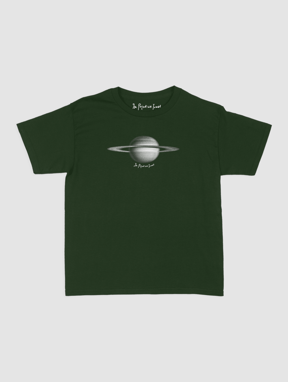 saturn baby tee - In Print We Trust