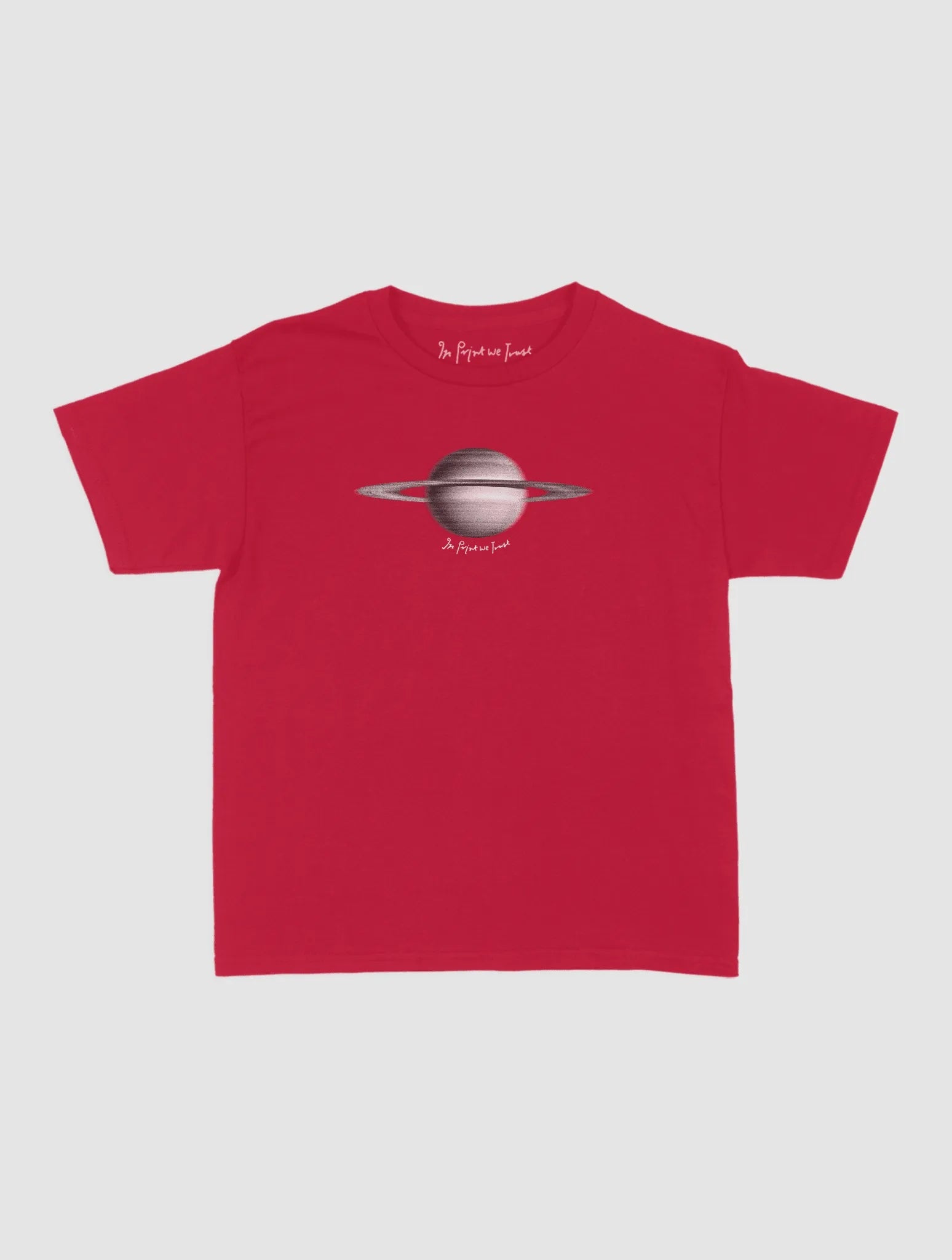 saturn baby tee - In Print We Trust