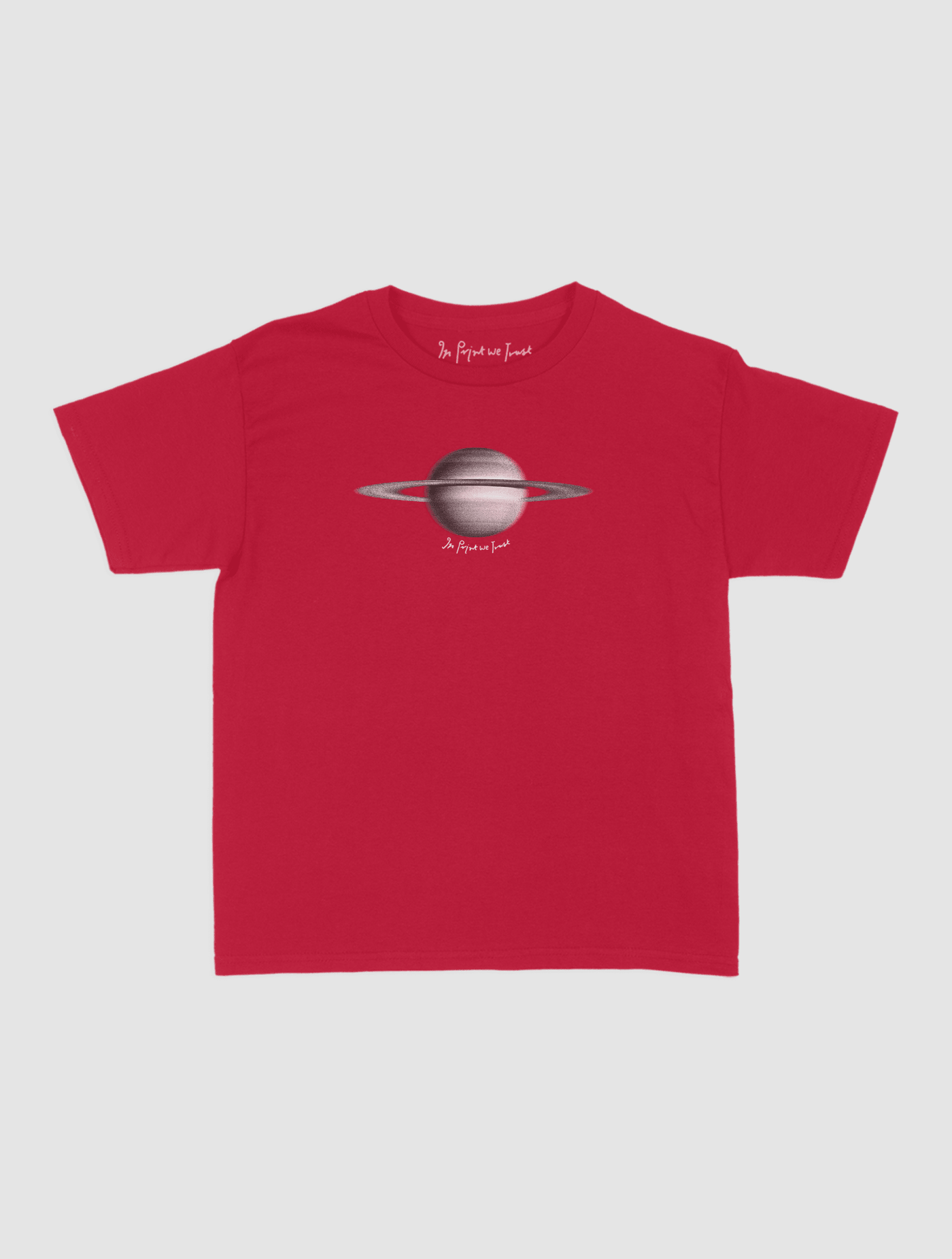 saturn baby tee - In Print We Trust