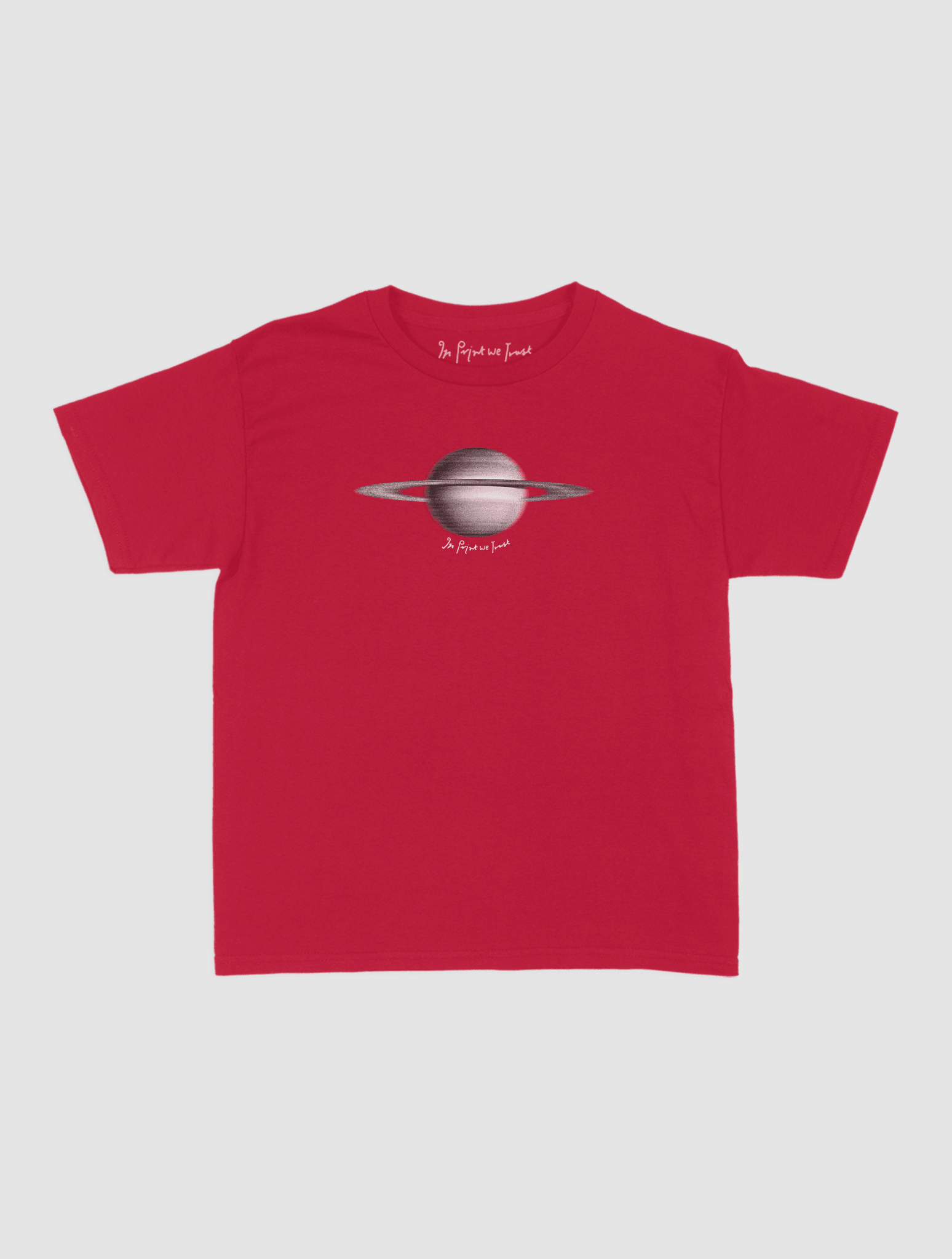 saturn baby tee - In Print We Trust