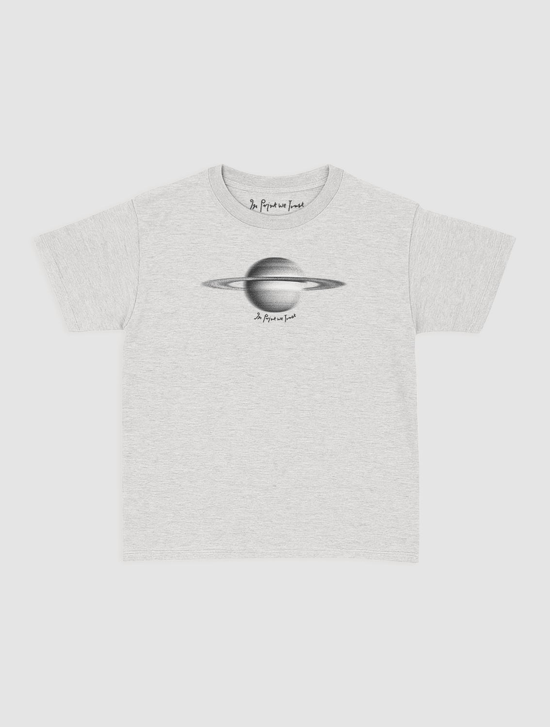 saturn baby tee - In Print We Trust