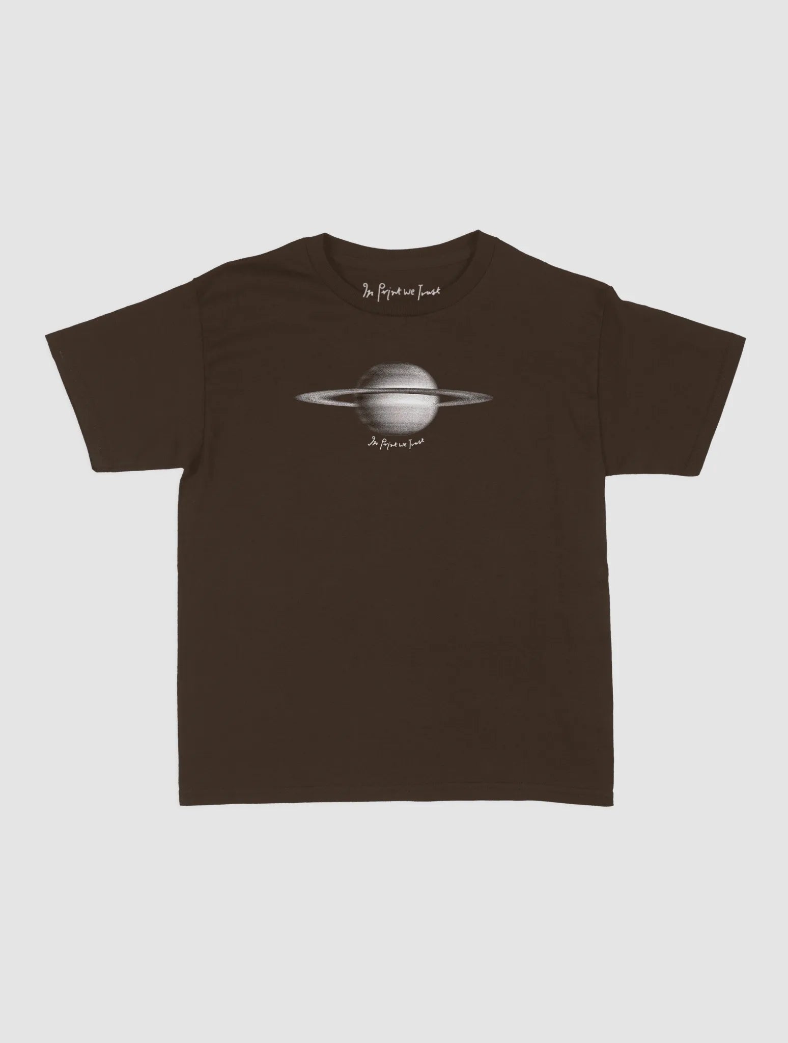saturn baby tee - In Print We Trust