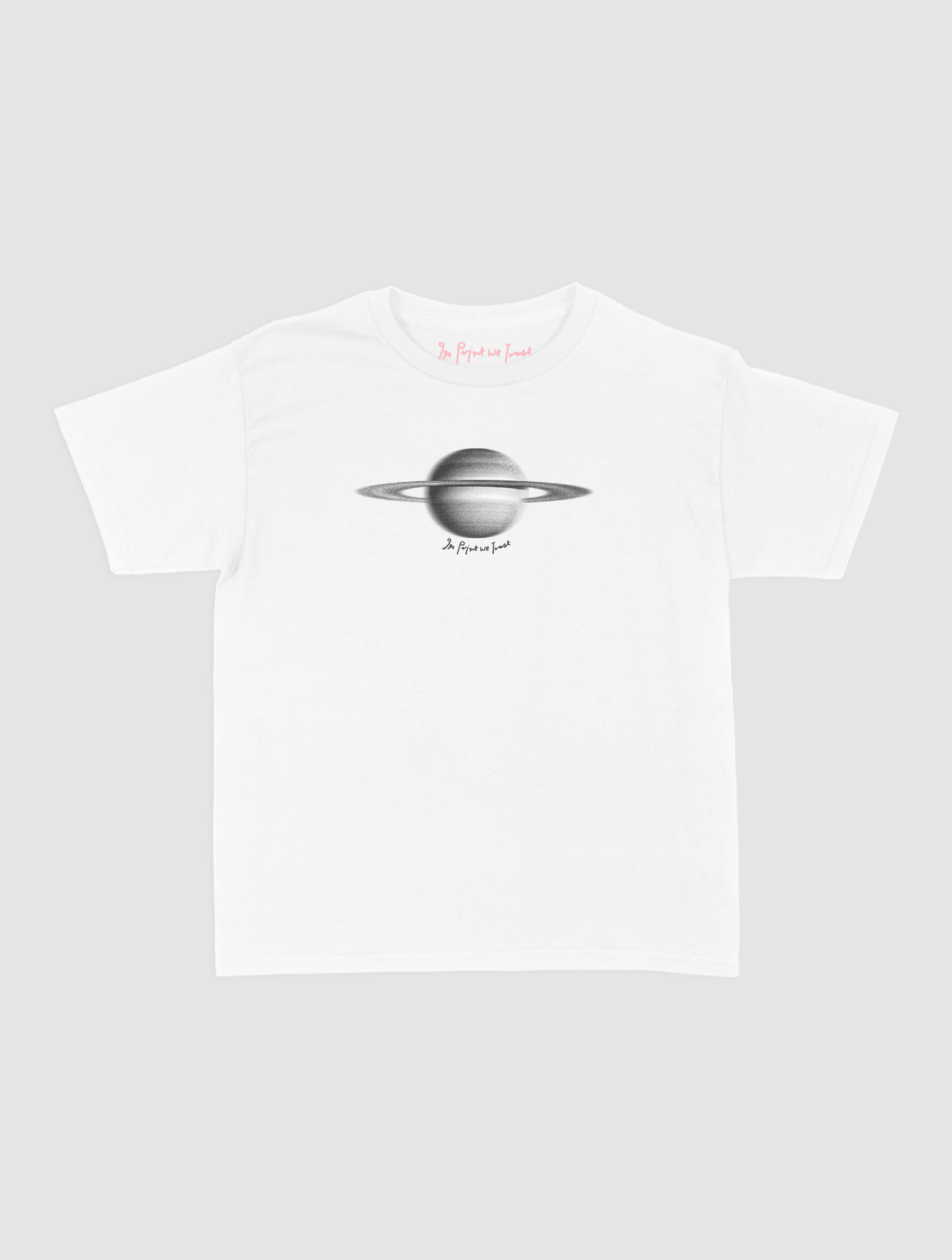 saturn baby tee - In Print We Trust