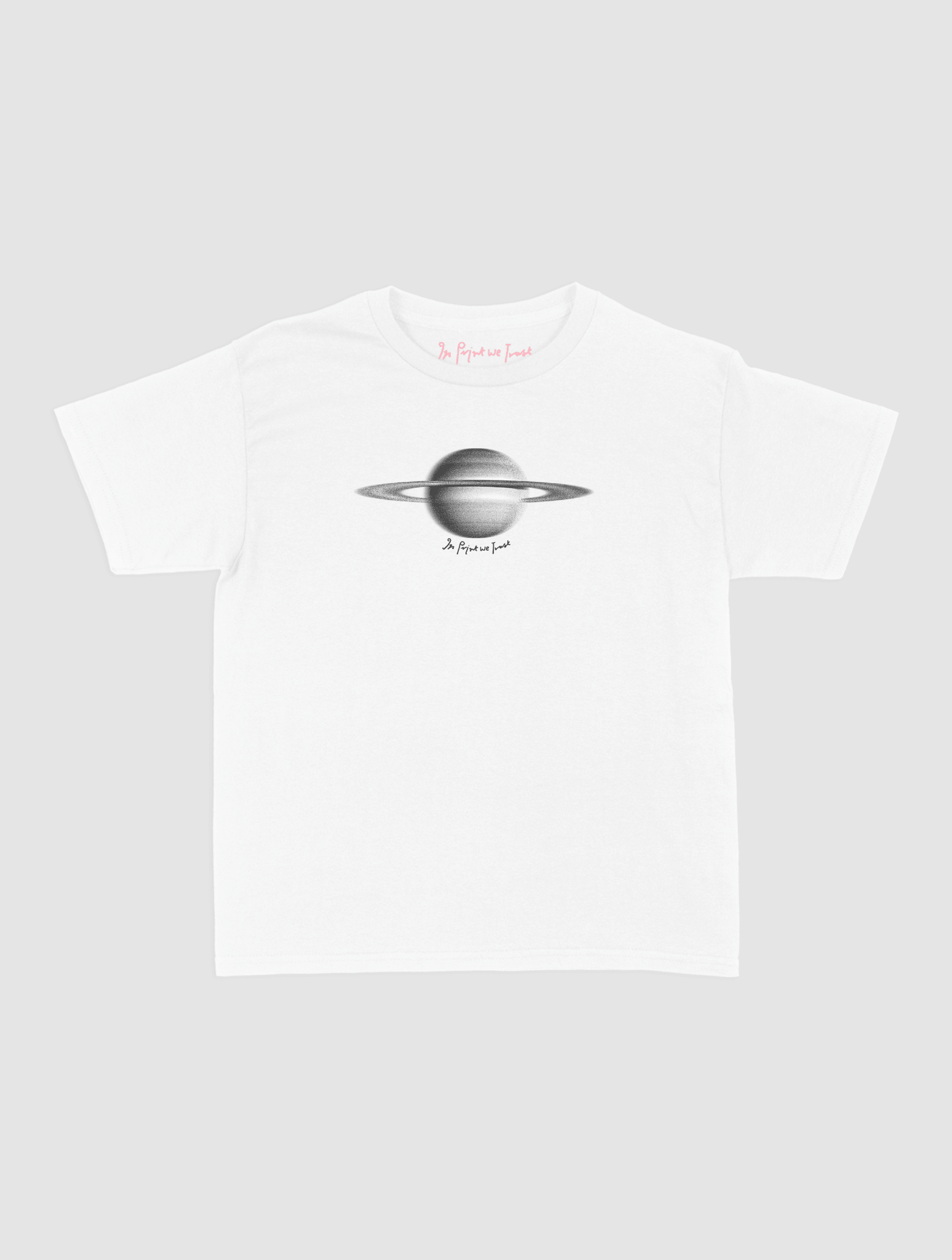 saturn baby tee - In Print We Trust