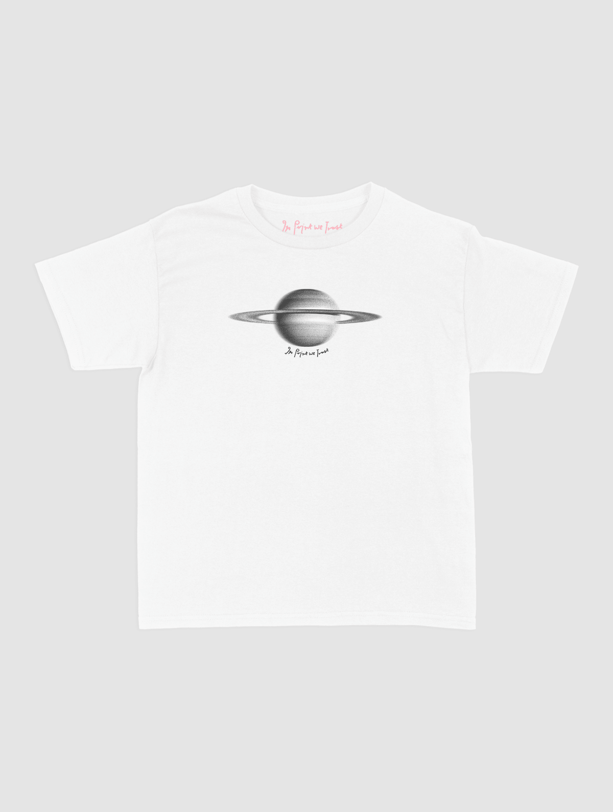 saturn baby tee - In Print We Trust