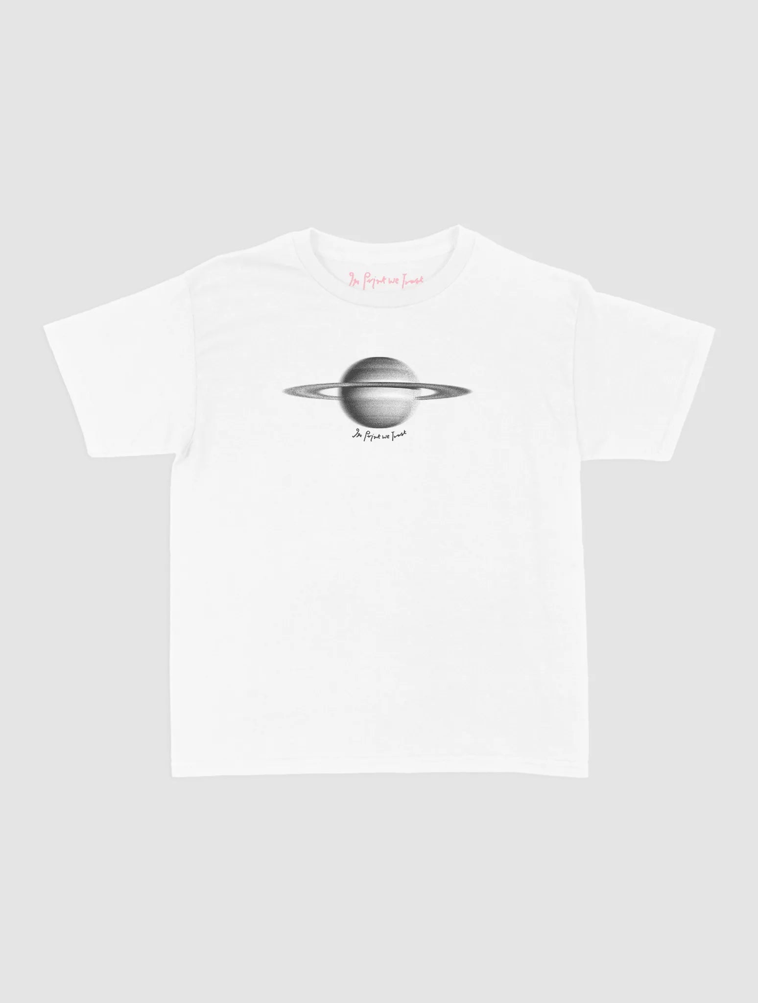 saturn baby tee - In Print We Trust